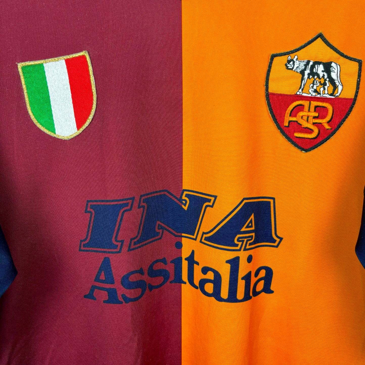 AS Roma 2001/2002 European UCL Football Shirt Maglia Calcio Kappa