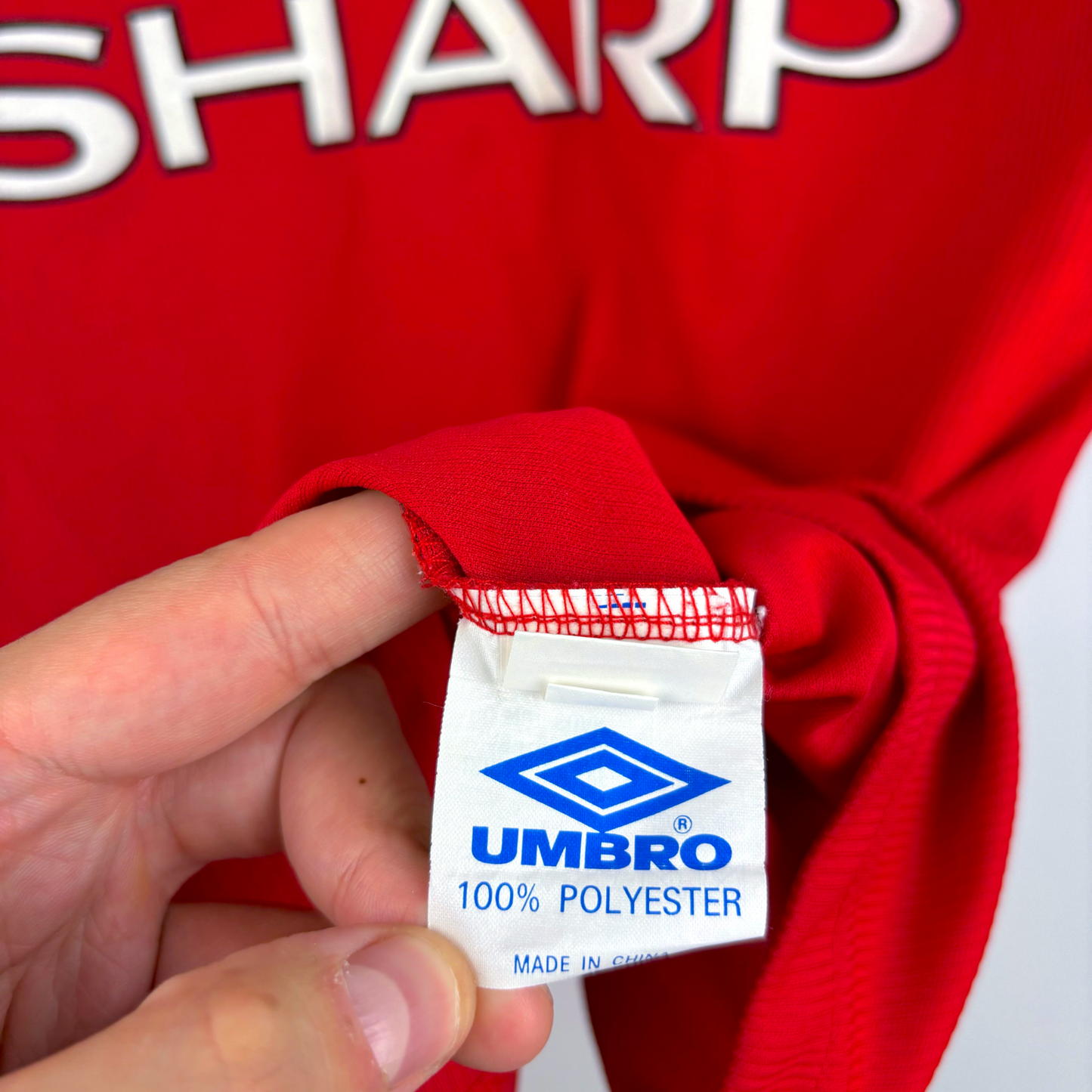 Manchester United 1998-1999 Umbro Football Shirt Treble