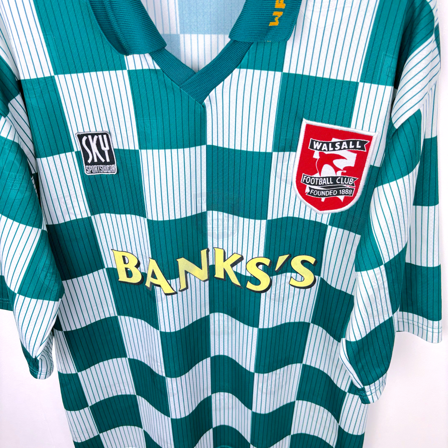 Walsall 1996-1997 Sky Lesiure Away Football Shirt