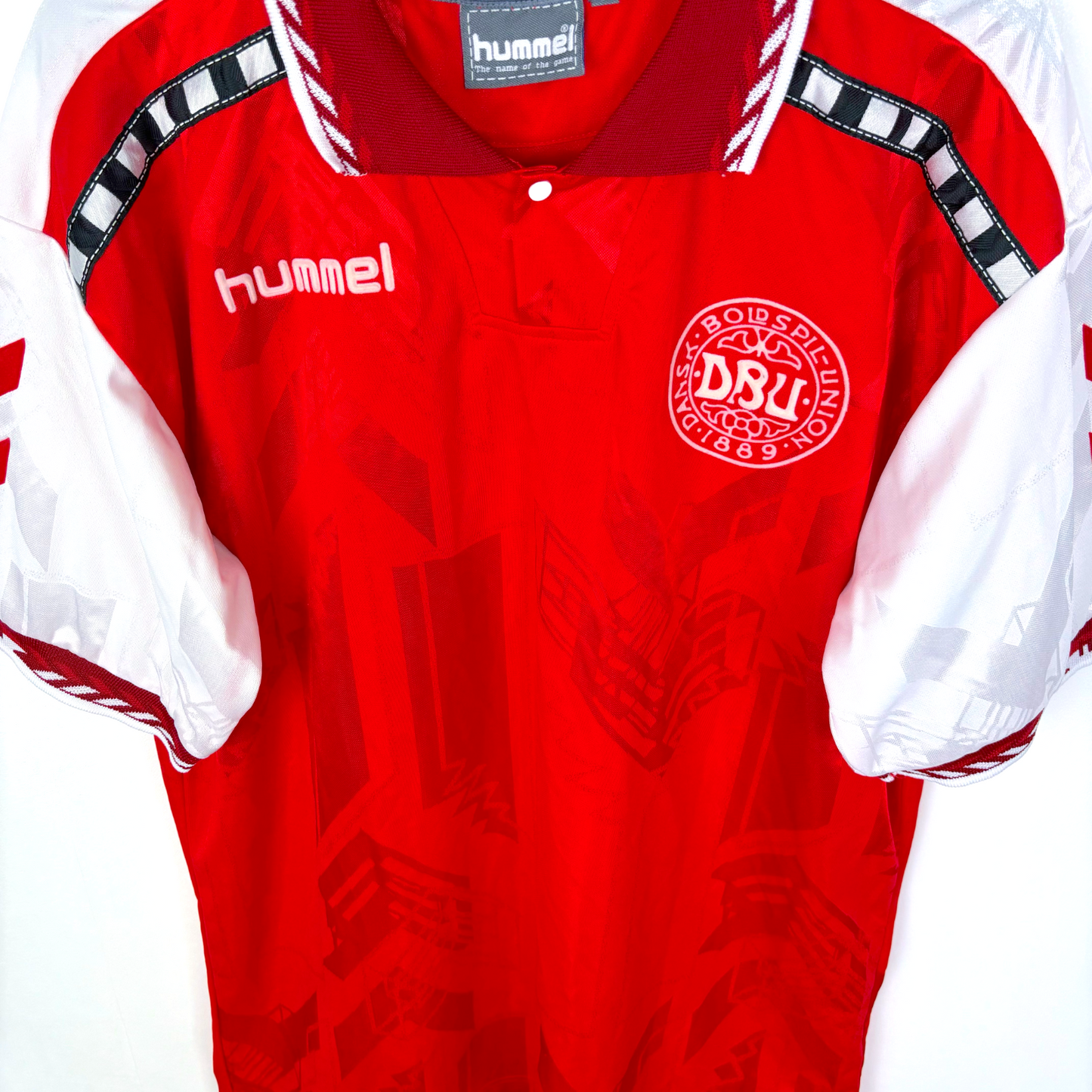 Denmark 1996/1997/1998 Home Football Shirt Hummel