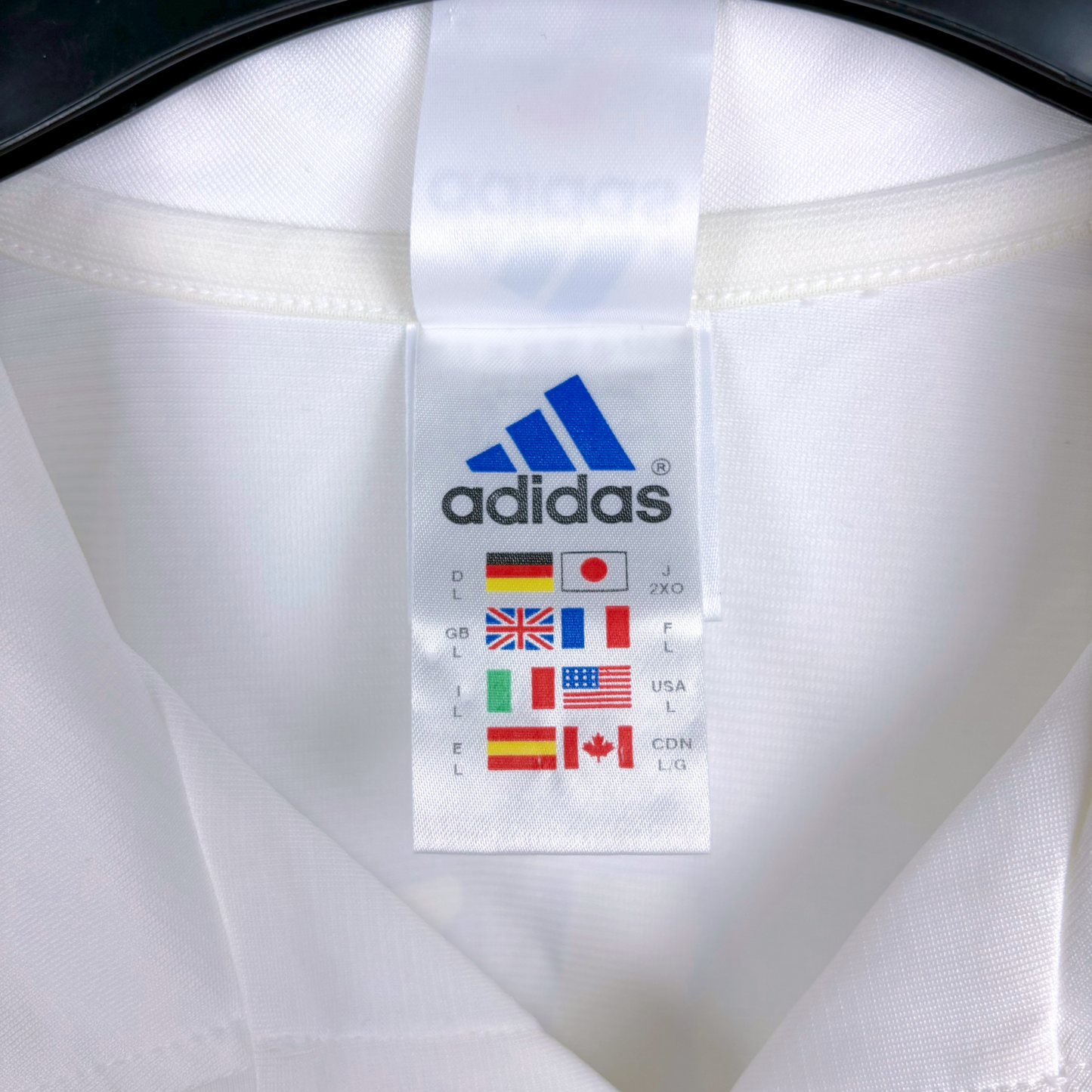 Real Madrid 2001-2002 Centenary Long Sleeve Football Shirt Jersey Adida