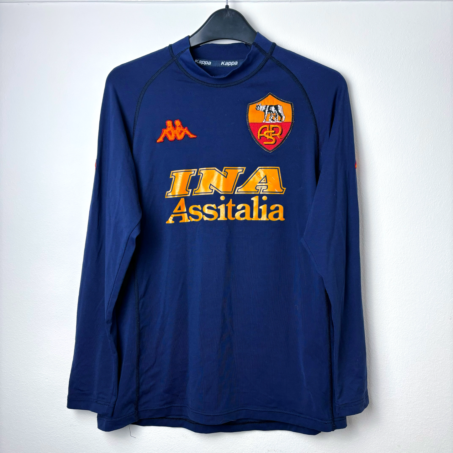 AS Roma 2000/2001 Third Football Shirt Maglia Calcio Longsleeve Kappa