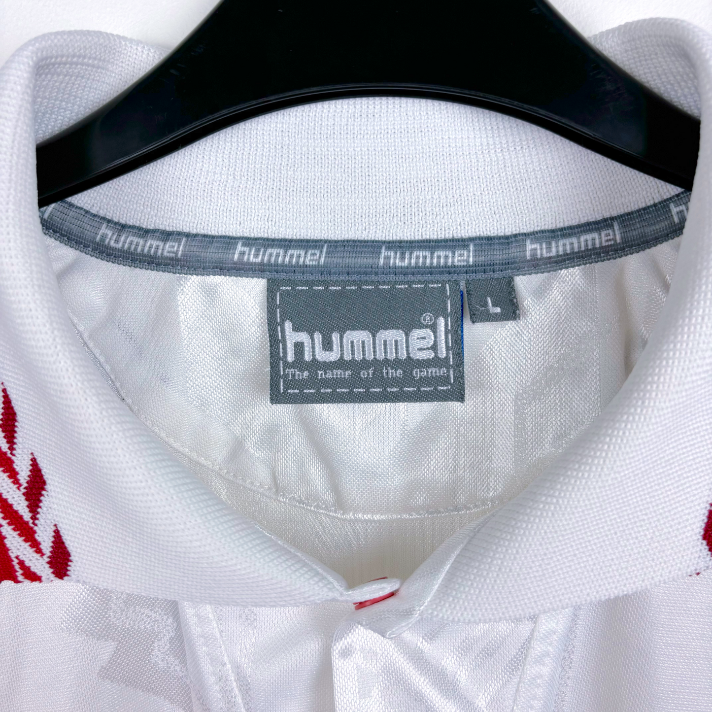 Denmark 1996/1997/1998 Away Football Shirt Hummel
