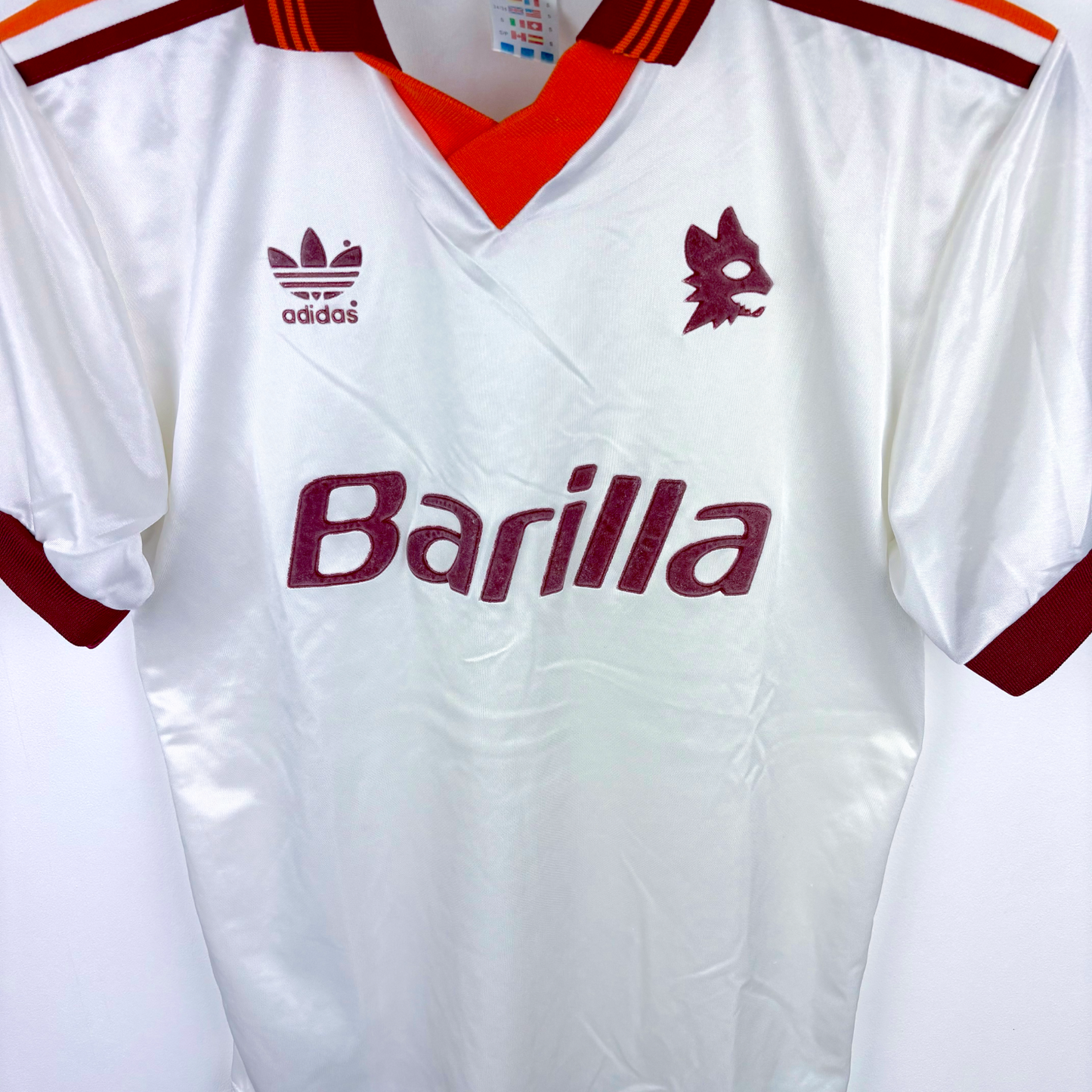 AS Roma 1992-1993 Away Football Shirt Maglia Calcio Adidas