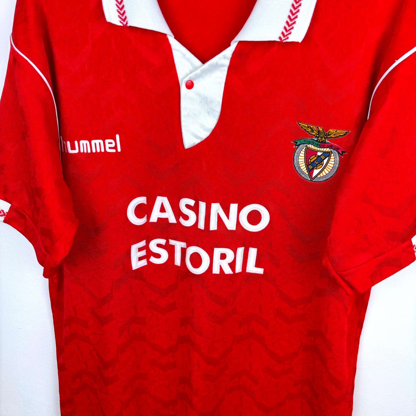 Benfica 1992-1993 Hummel Home Football Shirt