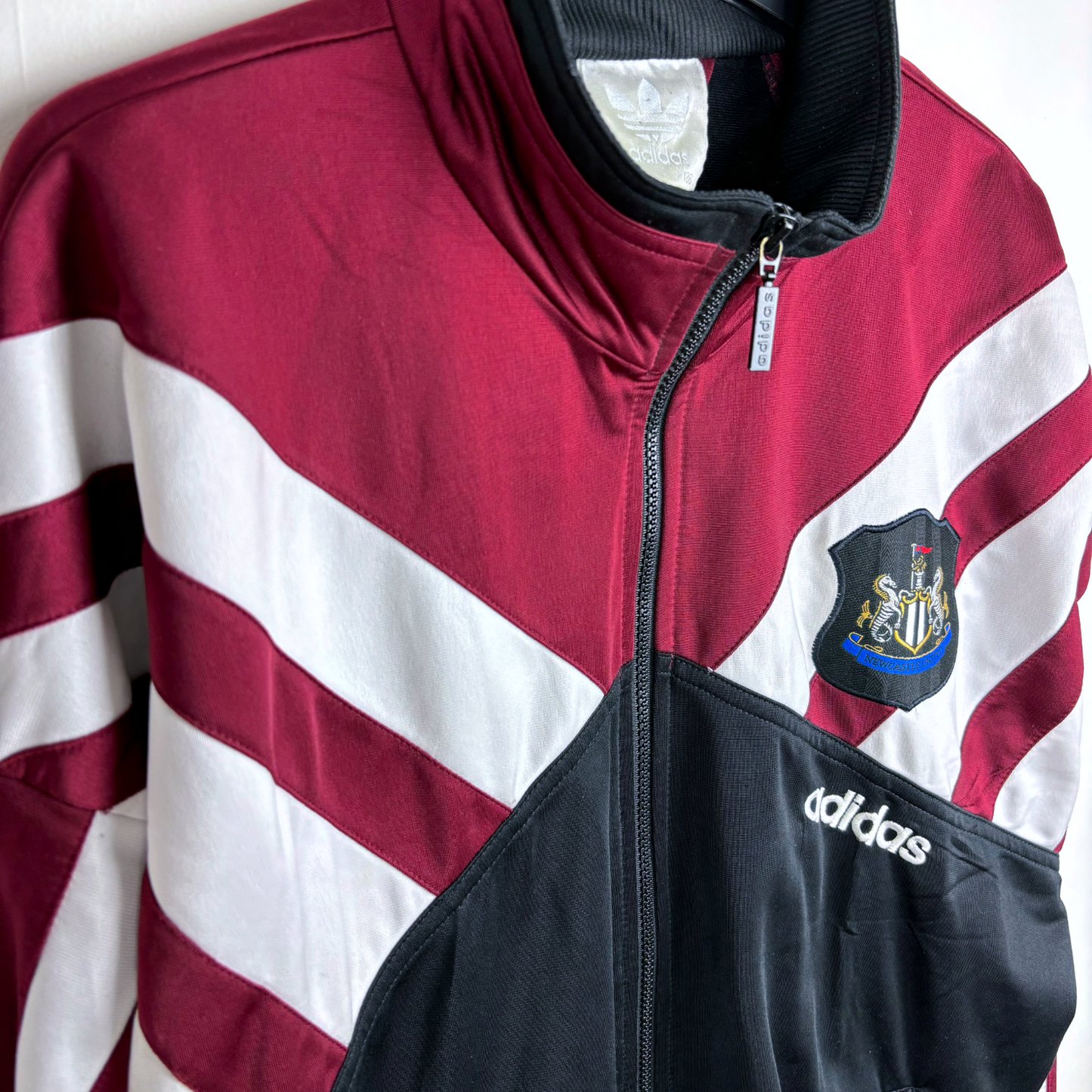 Newcastle United 1995-1996 Adidas Football Track Tracksuit Jacket