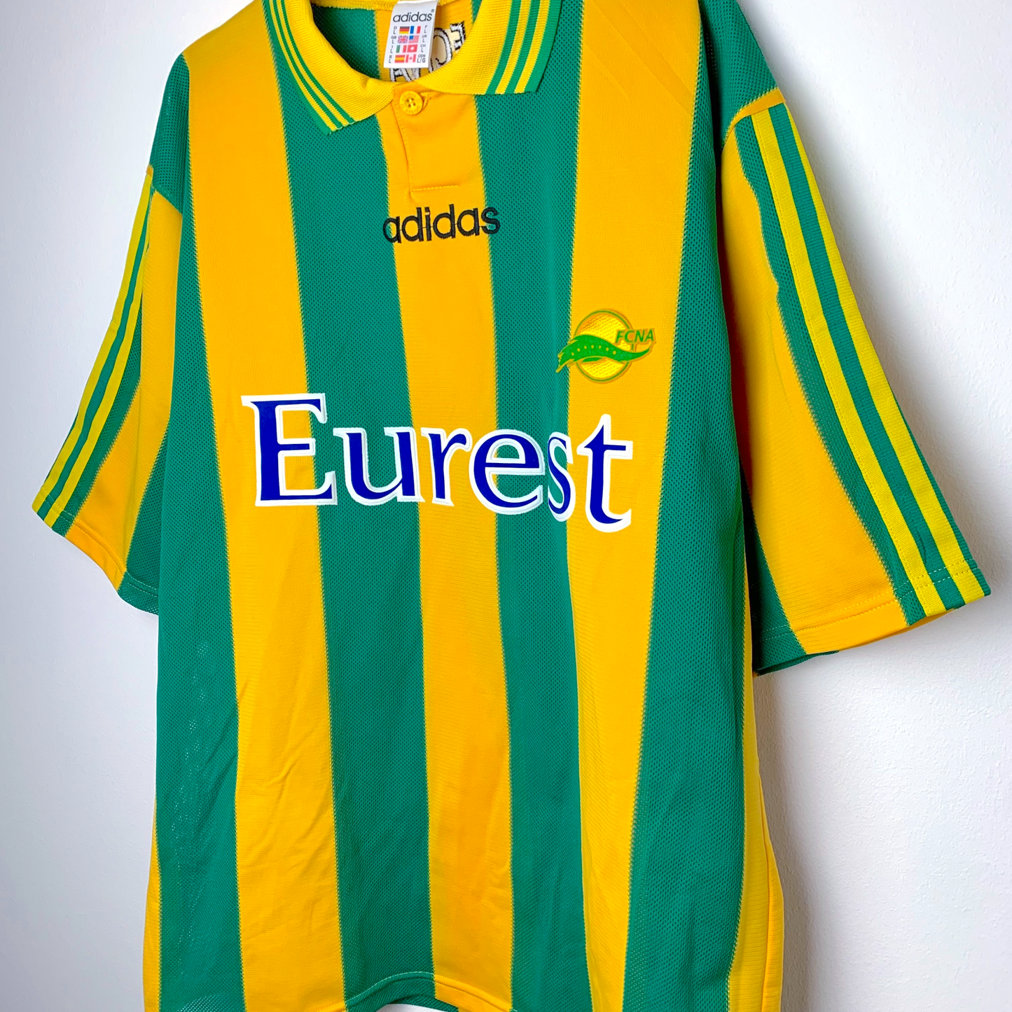 Nantes 1996/1997/1998 Home Football Maillot Shirt Adidas