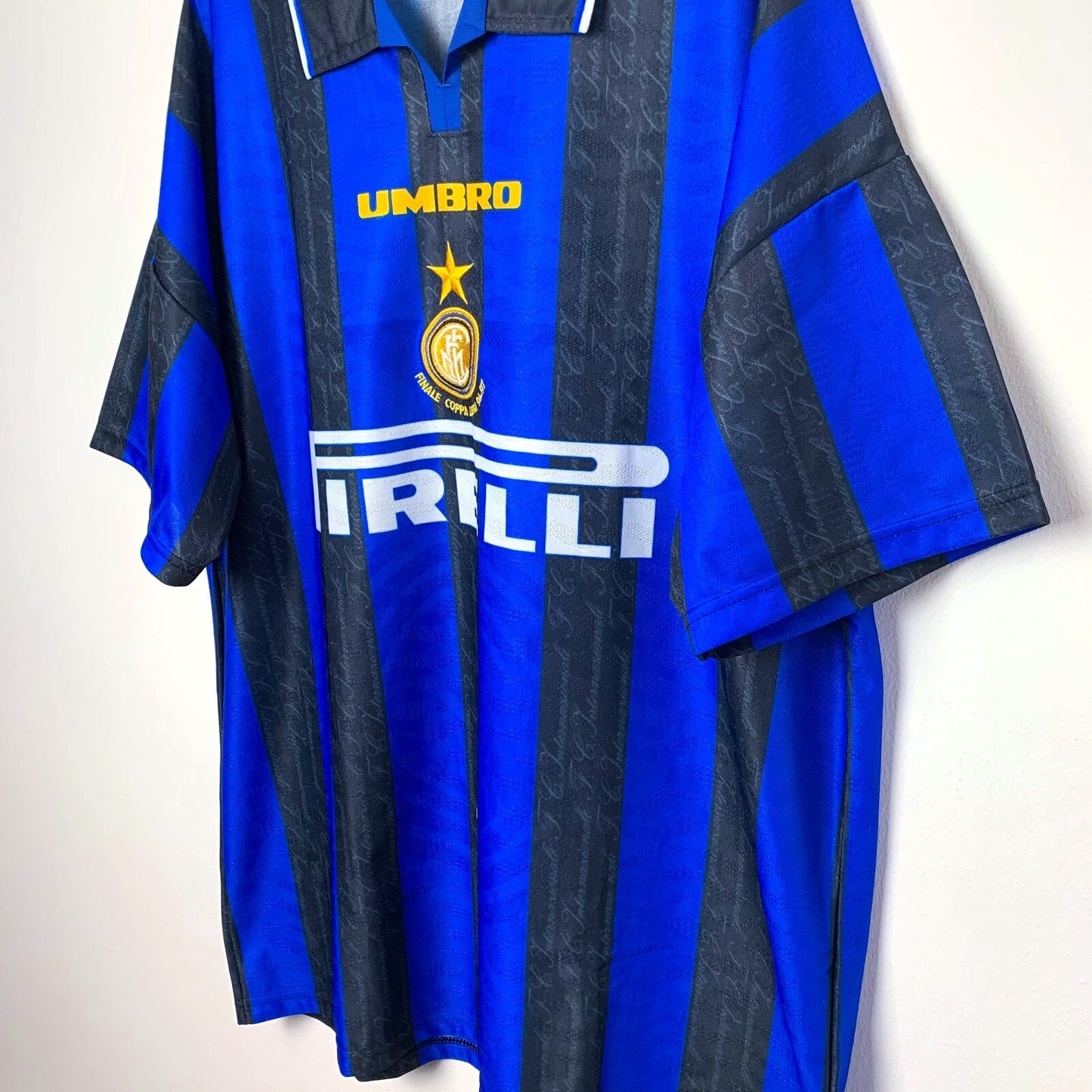 Inter Milan 1996-1997 'Finale Coppa UEFA' Umbro Home Football Shirt