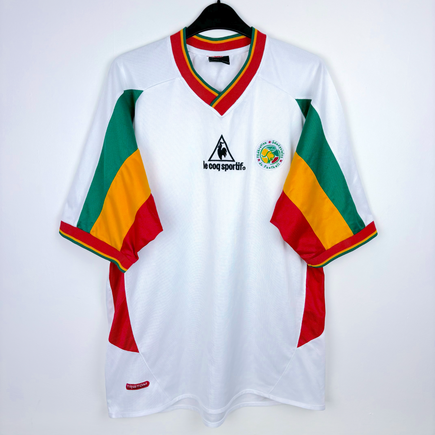 Senegal 2002/2003 Home World Cup Football Shirt Le Coq Sportif