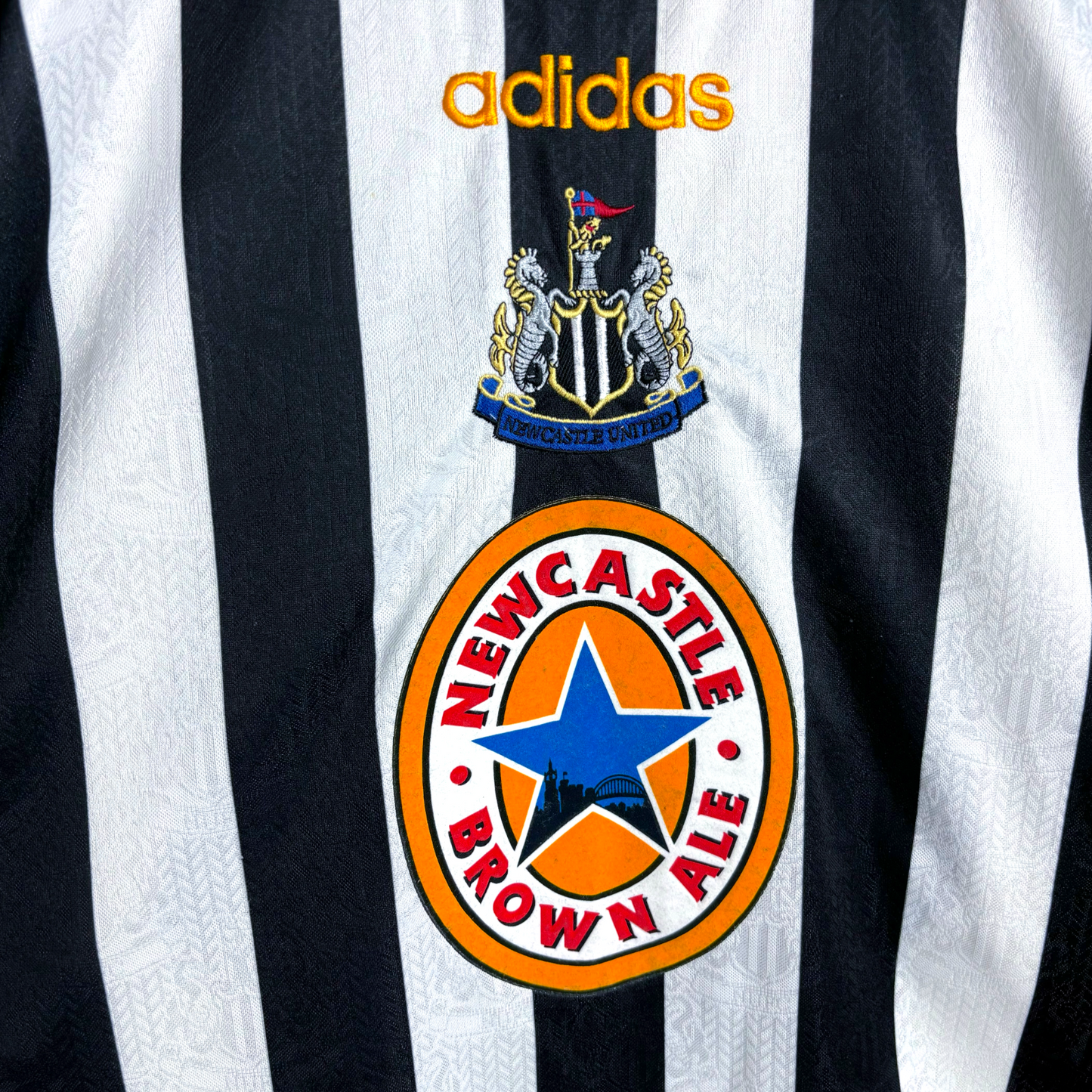 Newcastle United 1997/1998/1999 Home Football Shirt Adidas