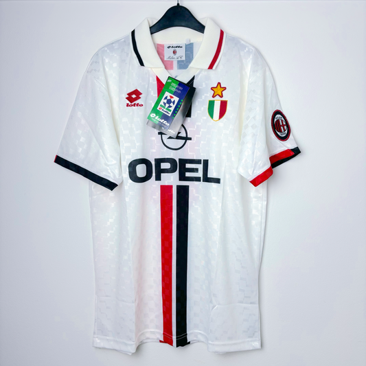 BNWT AC Milan 1995/1996/1997 Away Football Shirt Maglia Calcio Lotto