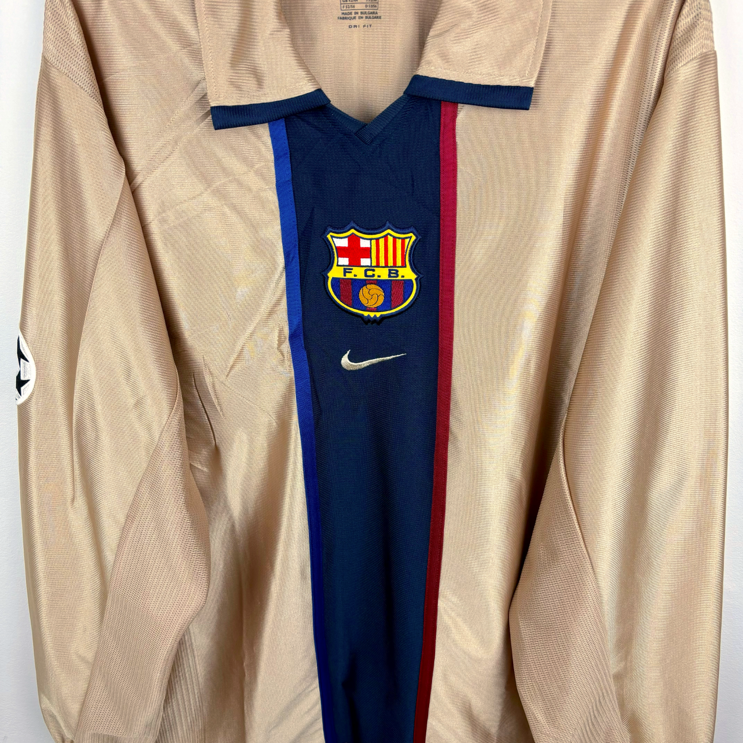 Player Issue FC Barcelona 2001-2002 Away Football Shirt Nike - Cocu 8