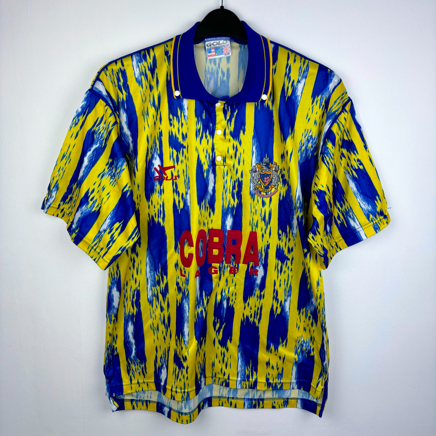 Stockport County 1991-1992 Away Football Shirt Gola Cobra