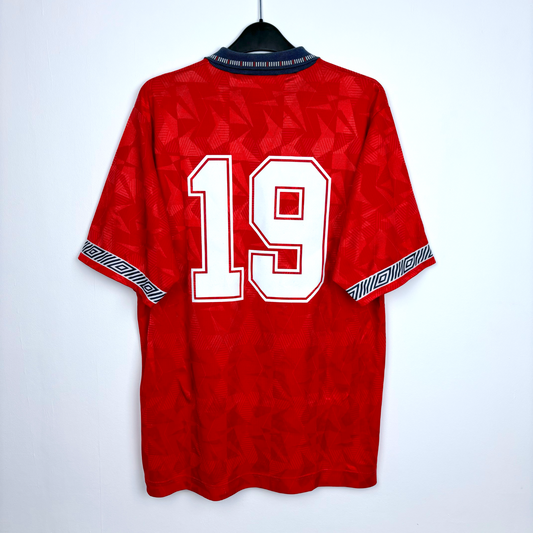 England 1990/1991/1992 Away Umbro Football Shirt - 19 (Gascoigne)