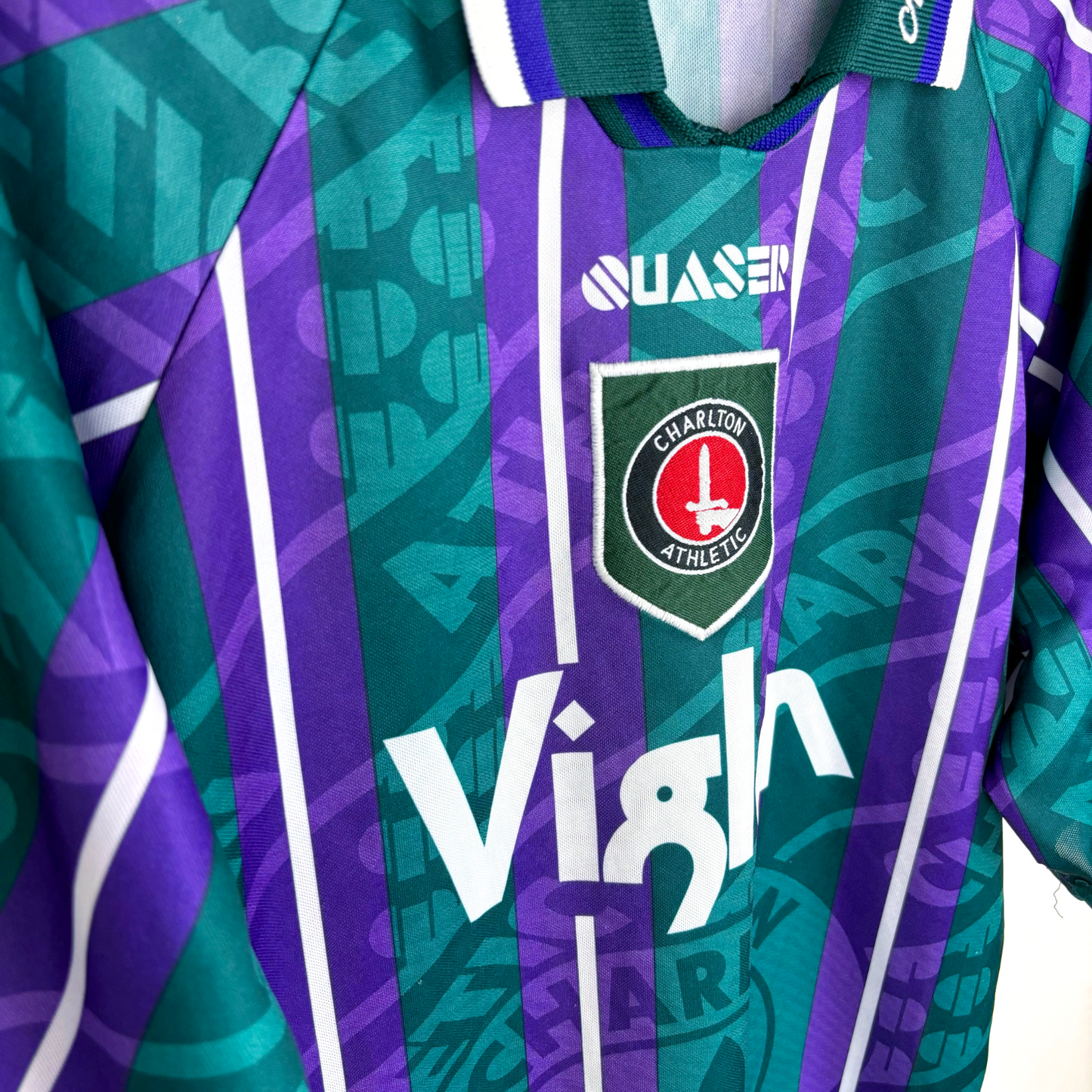 Charlton Athletic 1995/1996/1997 Quaser Third Football Shirt