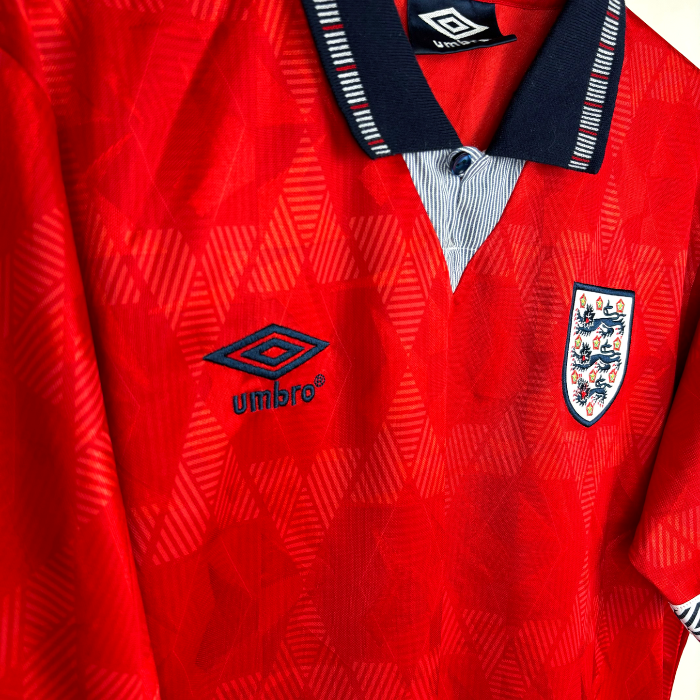 England 1990/1991/1992 Away Umbro Football Shirt Reissue