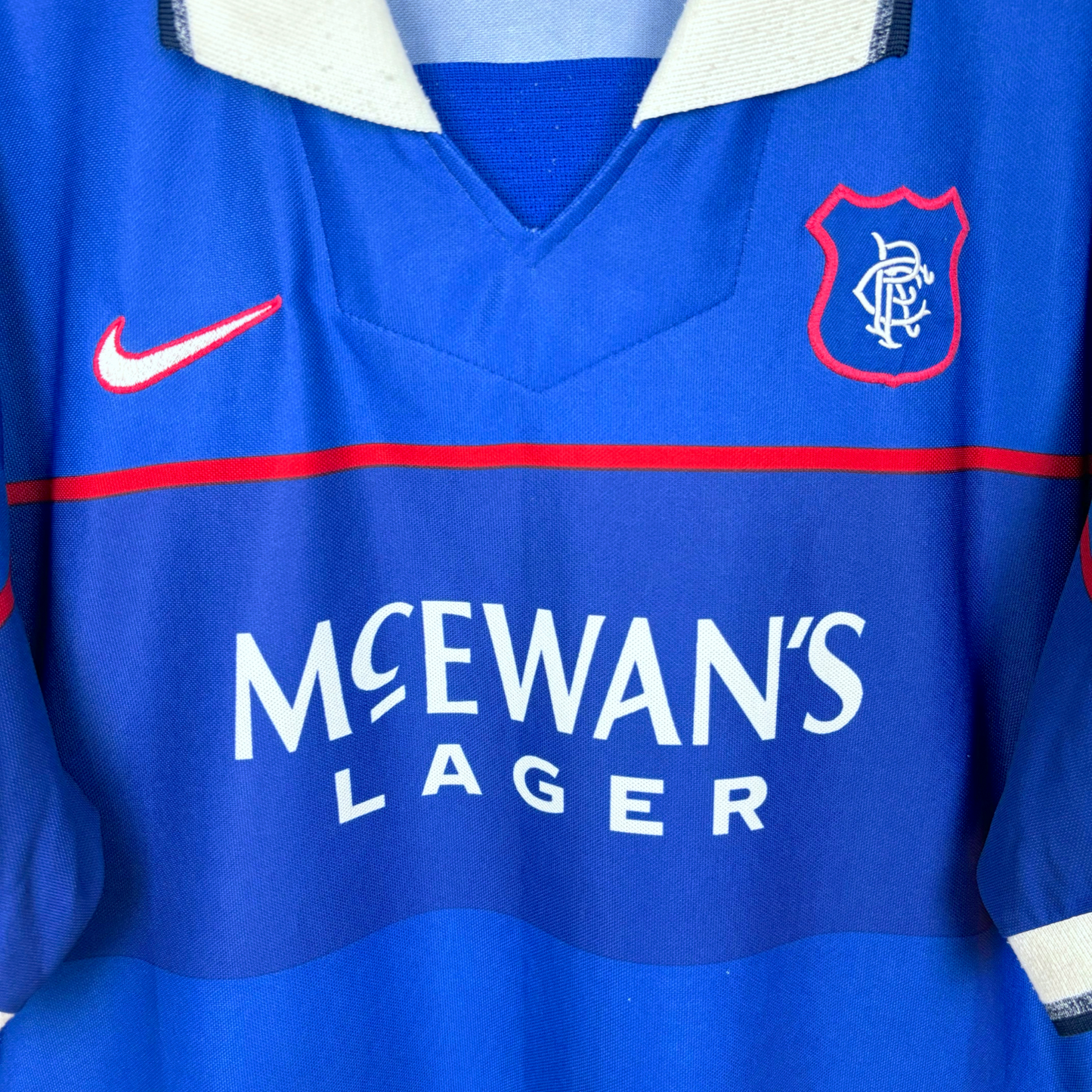 Glasgow Rangers 1997/1998/1999 Nike Home Football Shirt - GASCOIGNE 8
