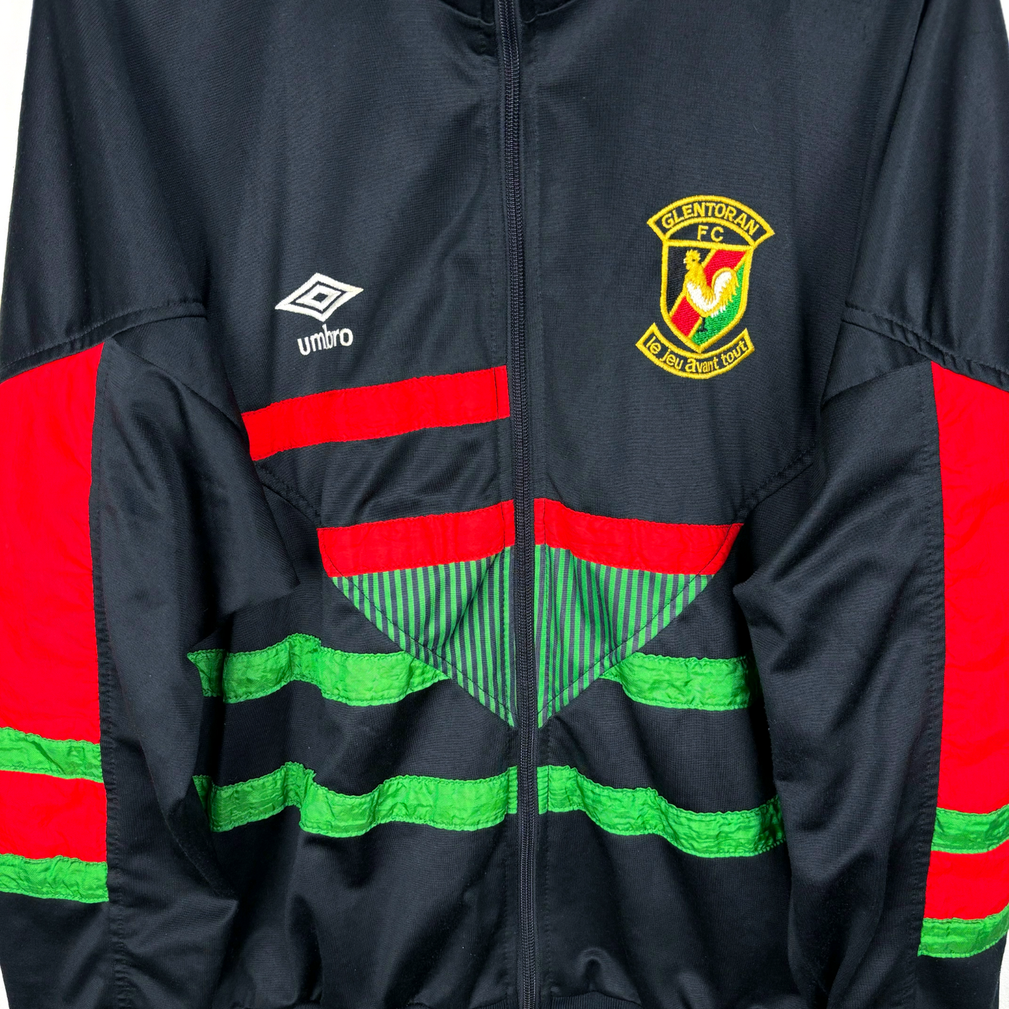 Glentoran 1992/1993/1994 Umbro Training Football Zip Track Tracksuit Ja