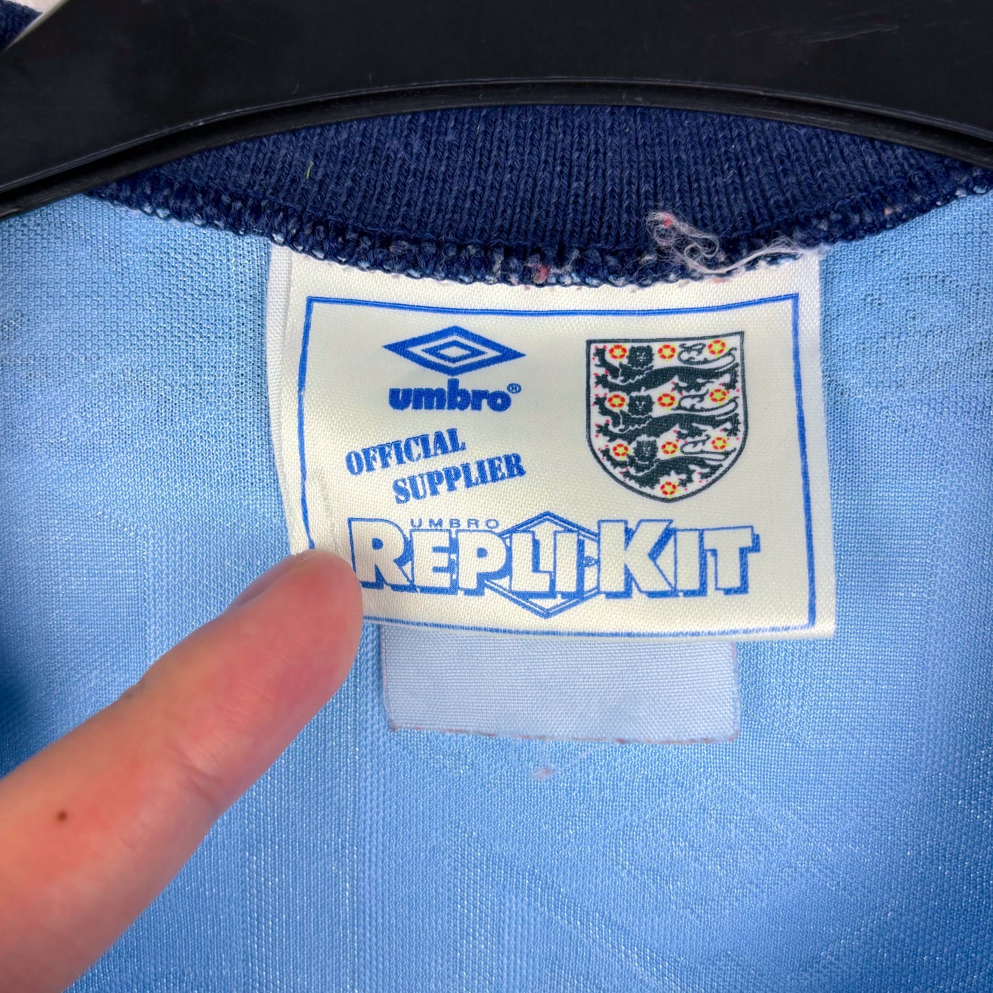 England 1992/1993/1994 Third Umbro Football Shirt