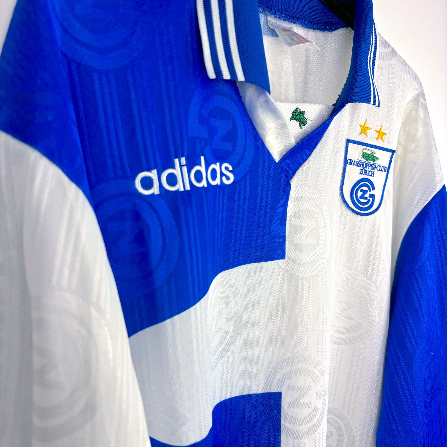 Grasshopper Zurich 1996/1997/1998 Home Longsleeve Football Shirt Trikot Adidas