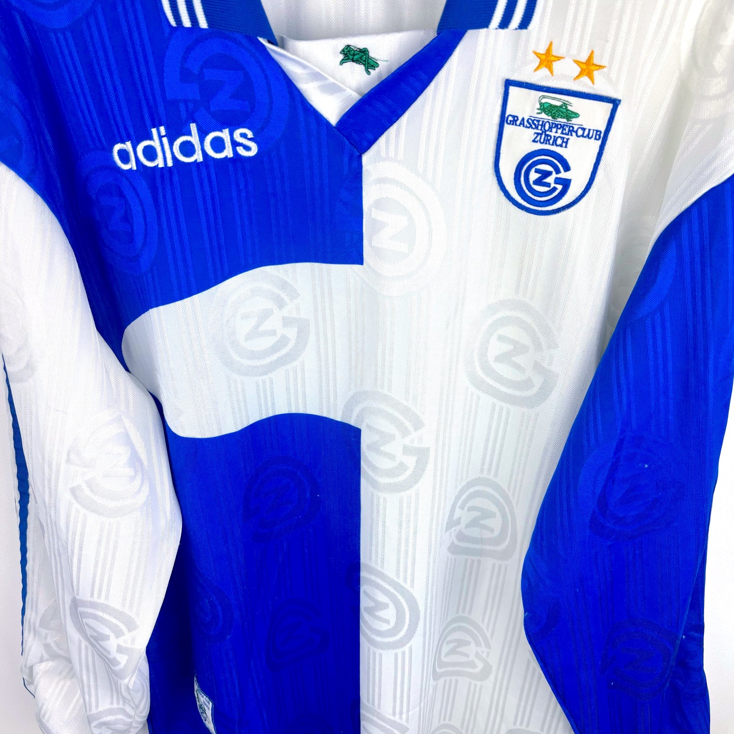 Grasshopper Zurich 1996/1997/1998 Home Longsleeve Football Shirt Trikot Adidas