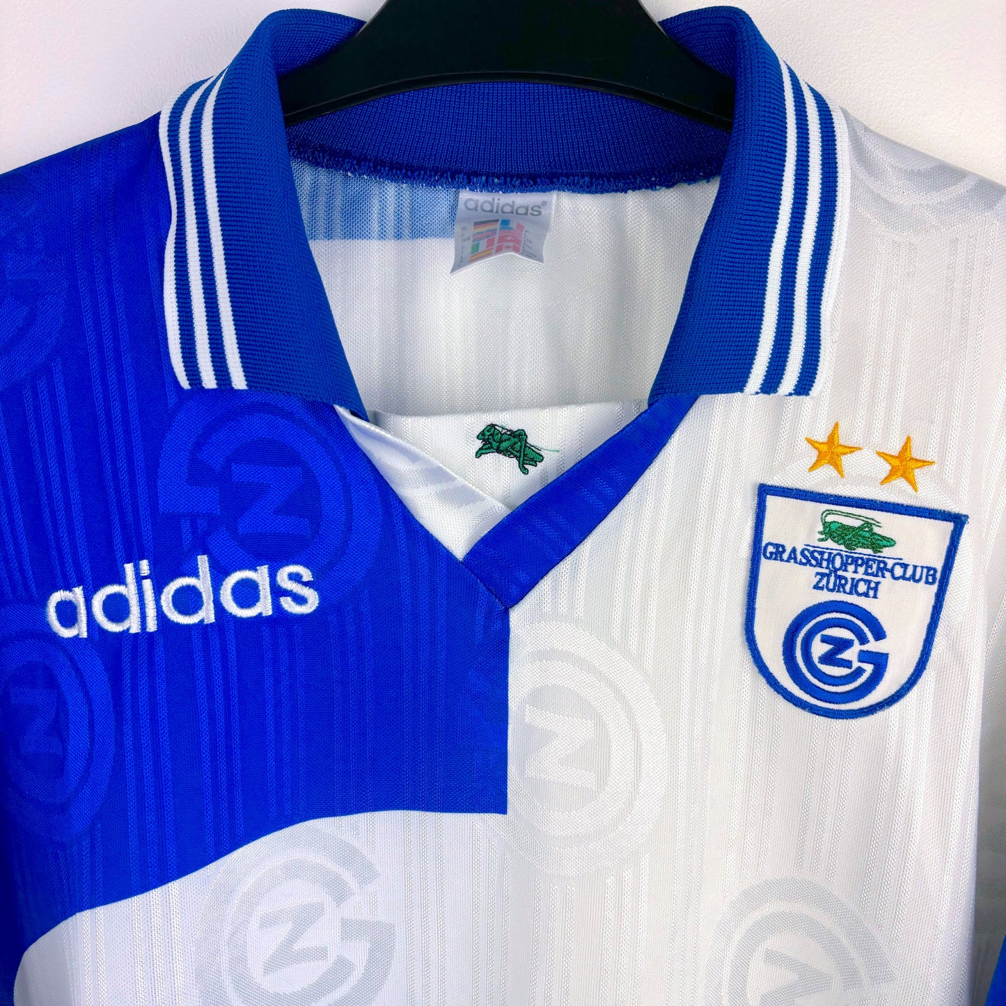 Grasshopper Zurich 1996/1997/1998 Home Longsleeve Football Shirt Trikot Adidas