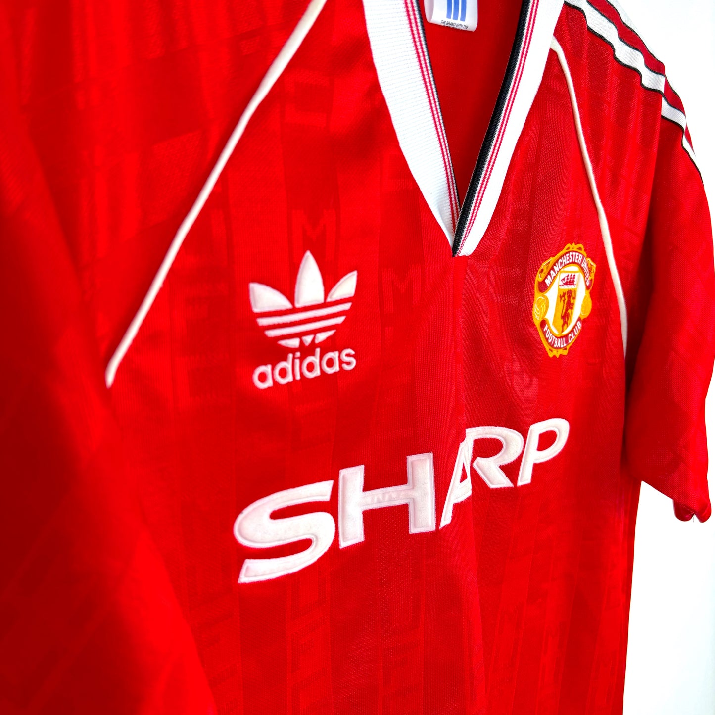 Manchester United 1988/1989/1990 Home Football Shirt Adidas