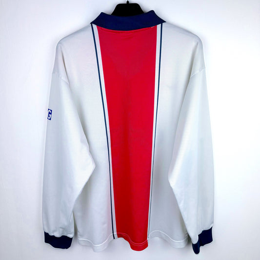 Back view of PSG 1997 Away long sleeve Nike shirt – classic football kit