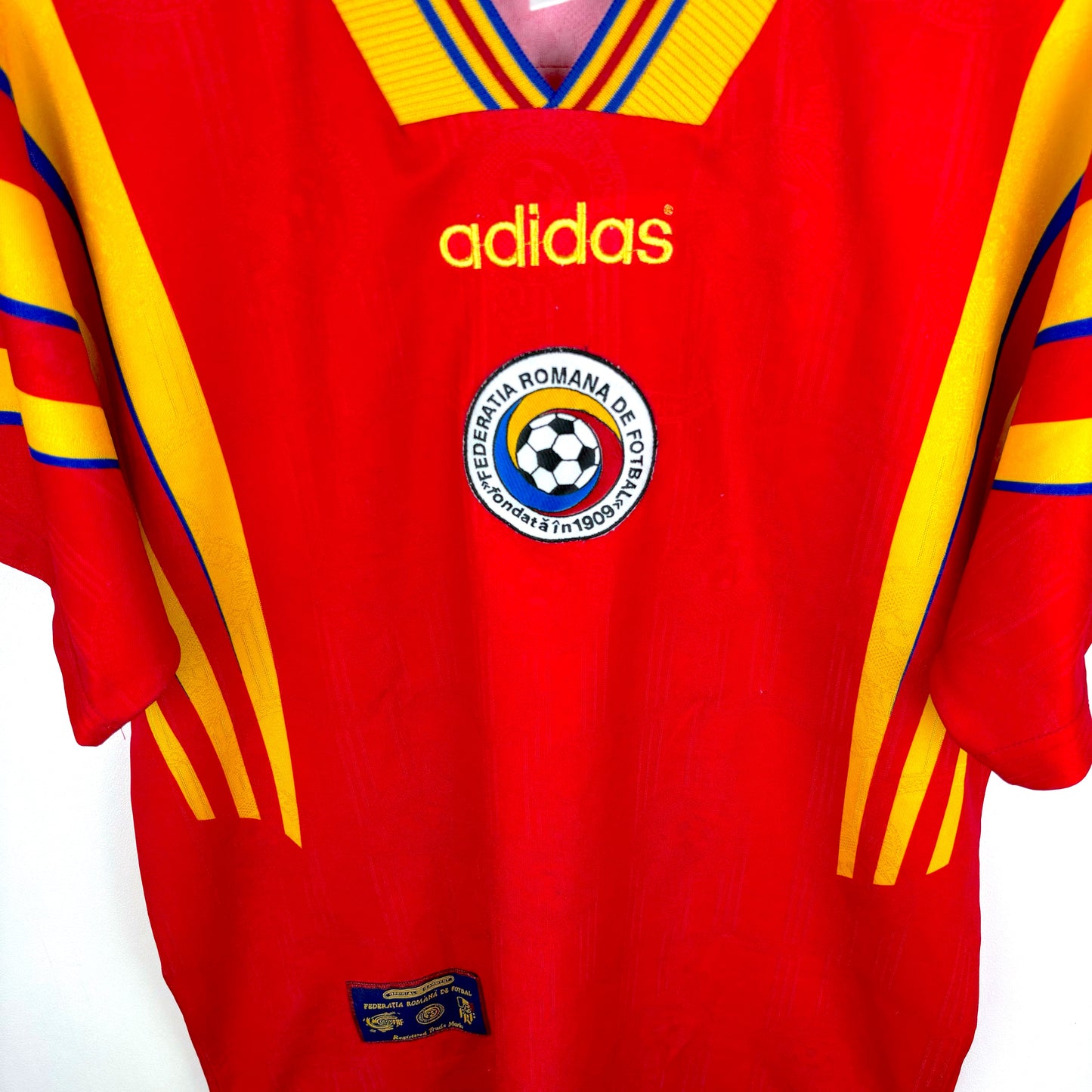 Romania 1996/1997/1998 Away Football Shirt Adidas