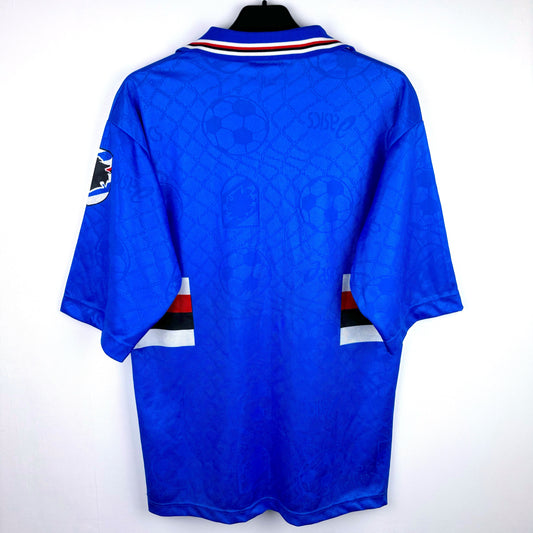Sampdoria 1994-1995 Home Football Shirt Maglia Calcio Asics