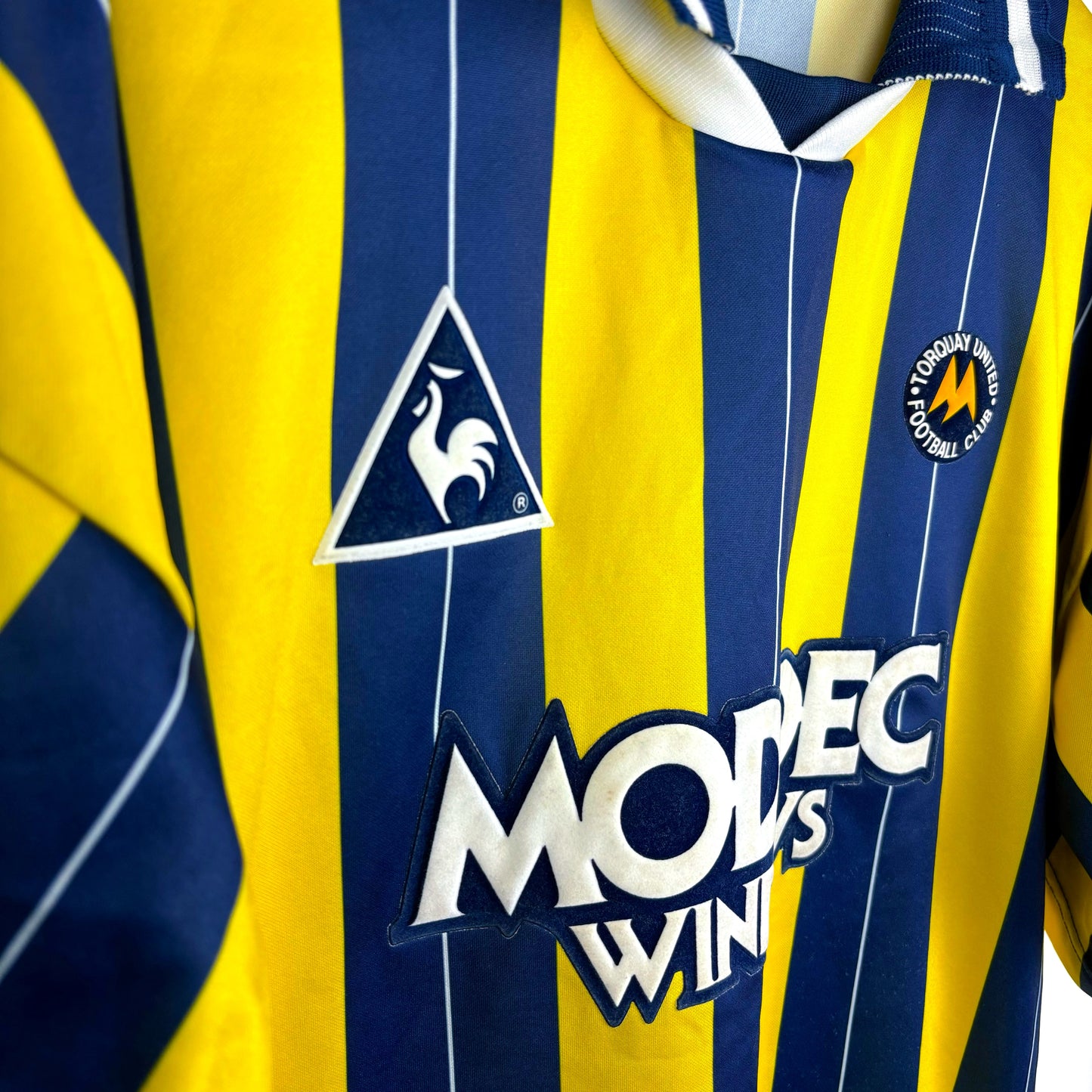 Torquay United 1995/1996/1997 Home Football Shirt Le Coq Sportif