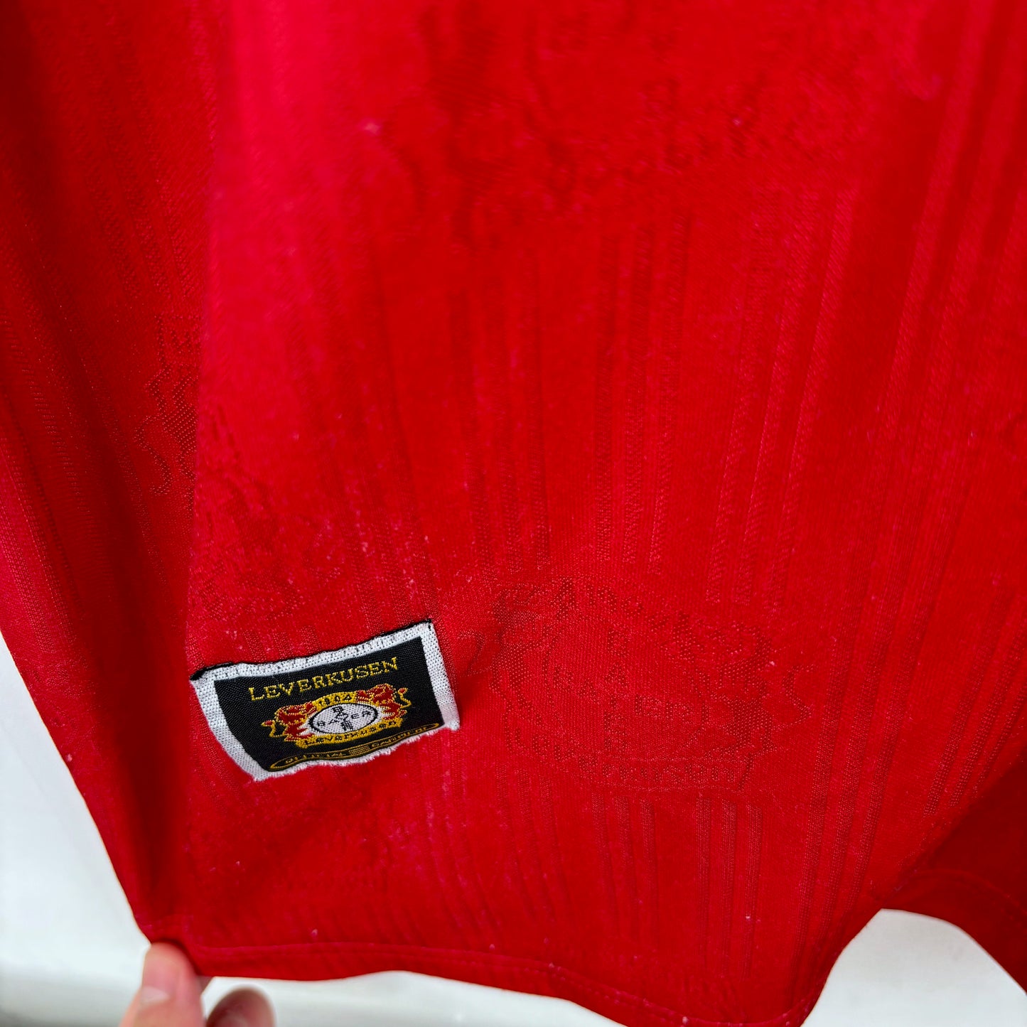Bayer Leverkusen 1996-1997 Adidas Home Football Shirt