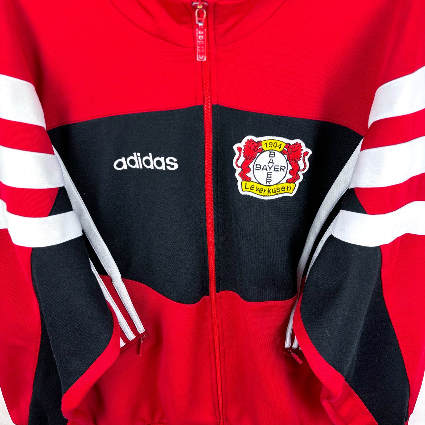 Bayer Leverkusen 1995-1996-1997 Adidas Football Training Zip-Up Track Jacket