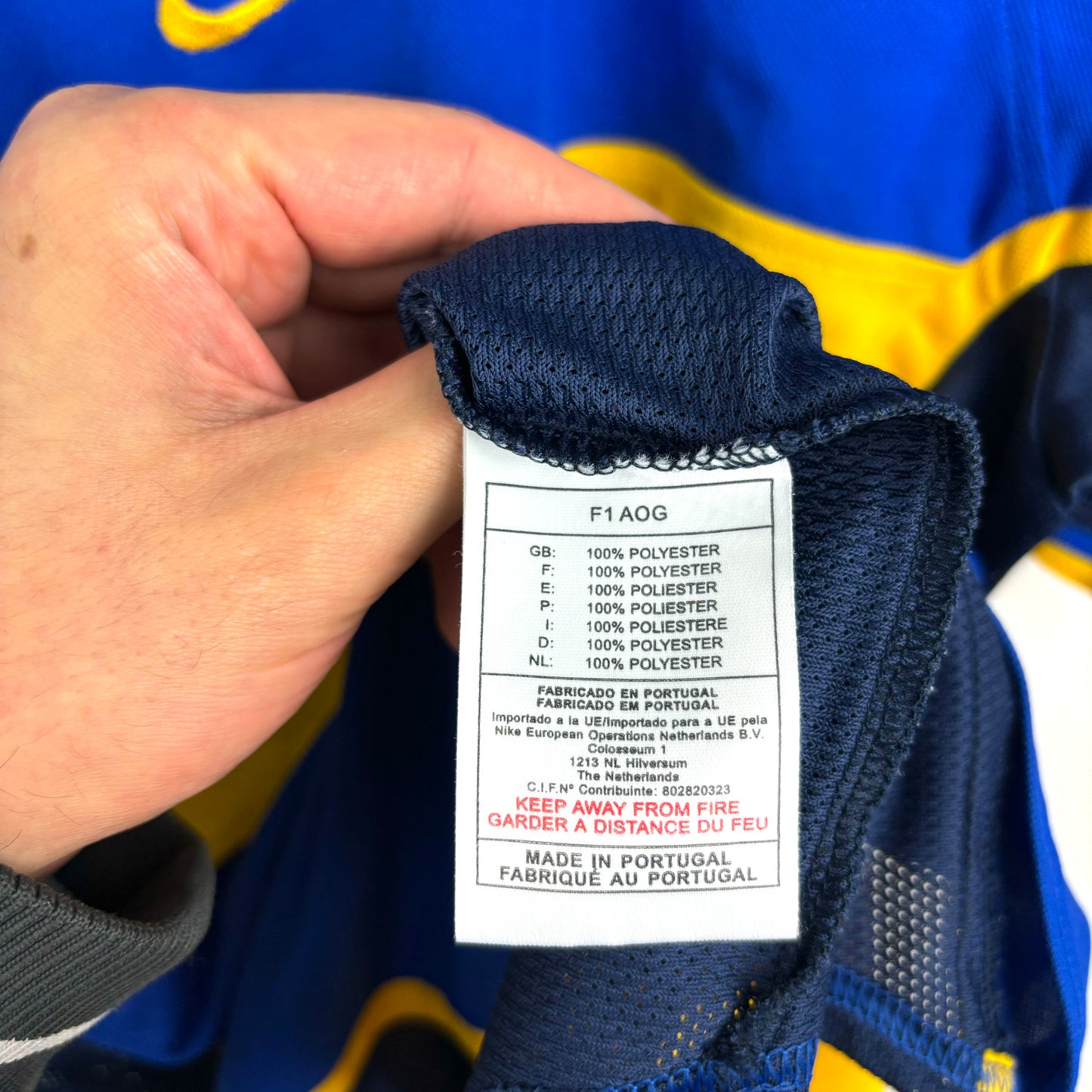 Boca Juniors 2001-2002 Nike Home Football Shirt