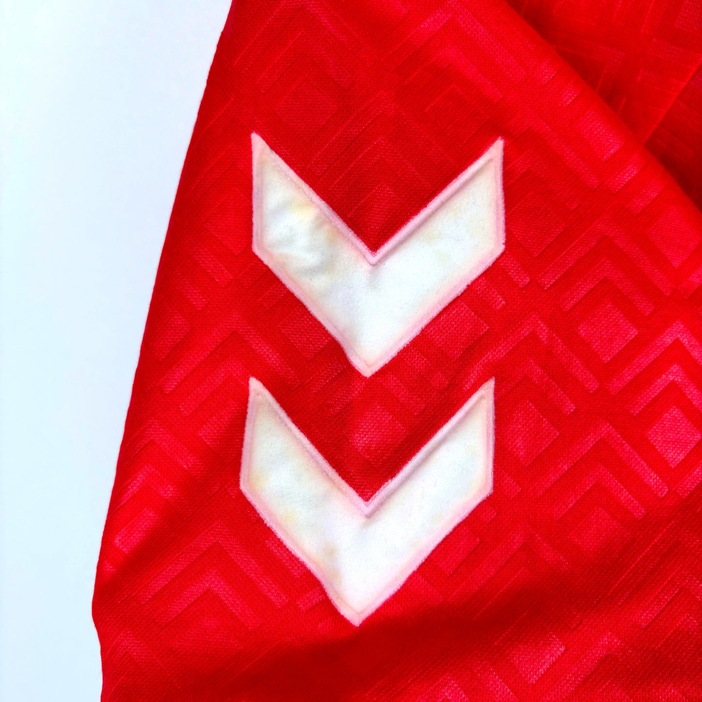 Denmark 1990-1992 Hummel Home Football Shirt