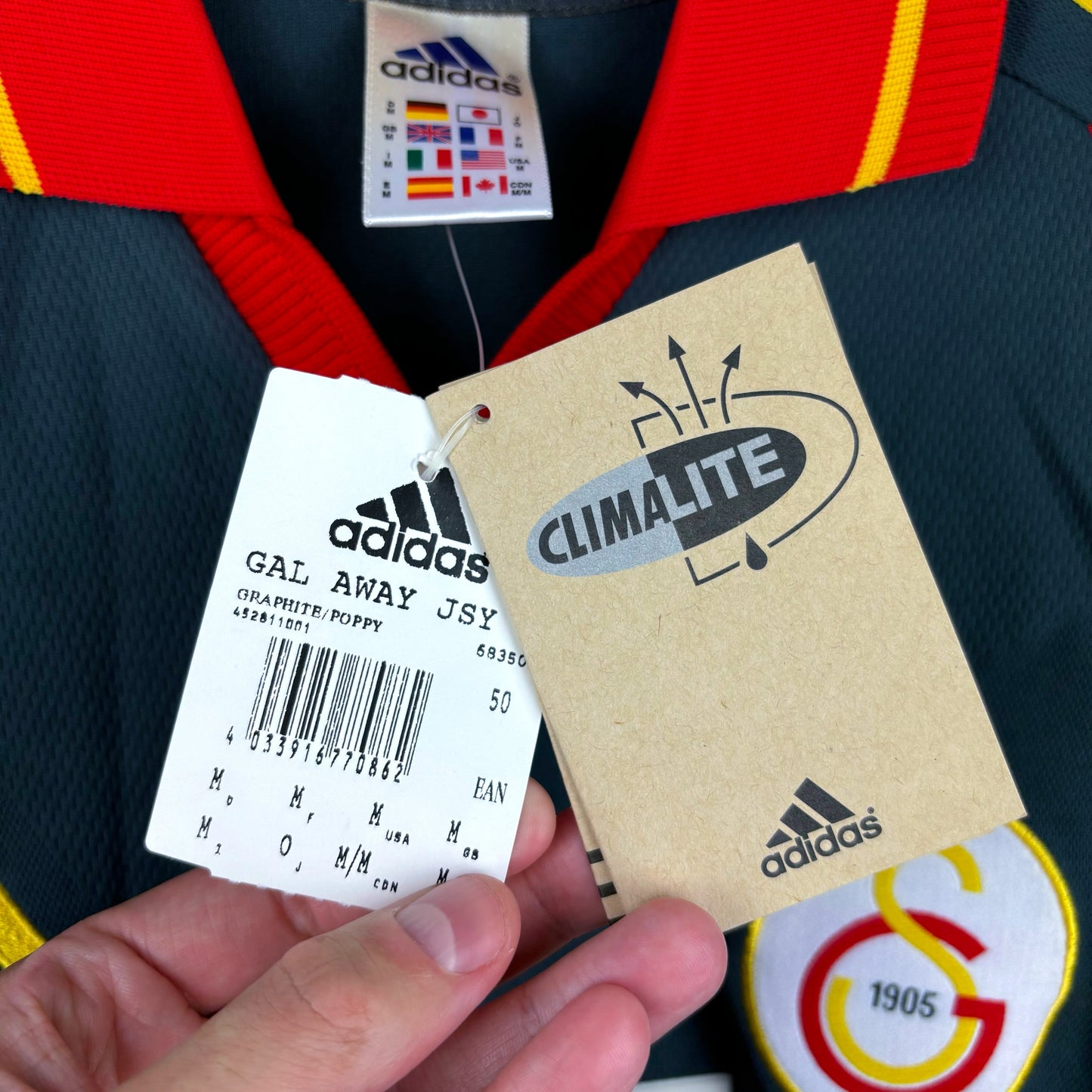 Galatasaray 2000-2001 Adidas Away Football Shirt BNWT
