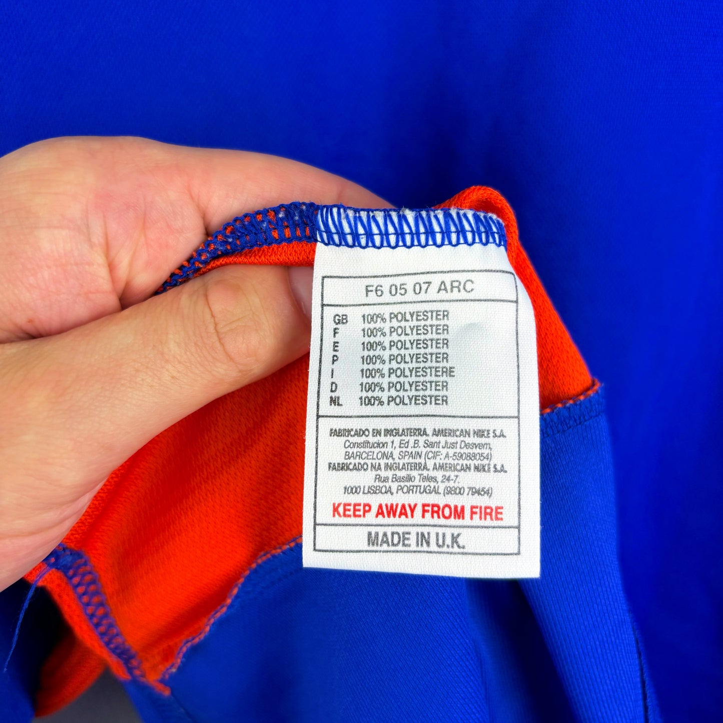 Netherlands 1997-1998 Nike Away Long-Sleeve Football Shirt Jersey