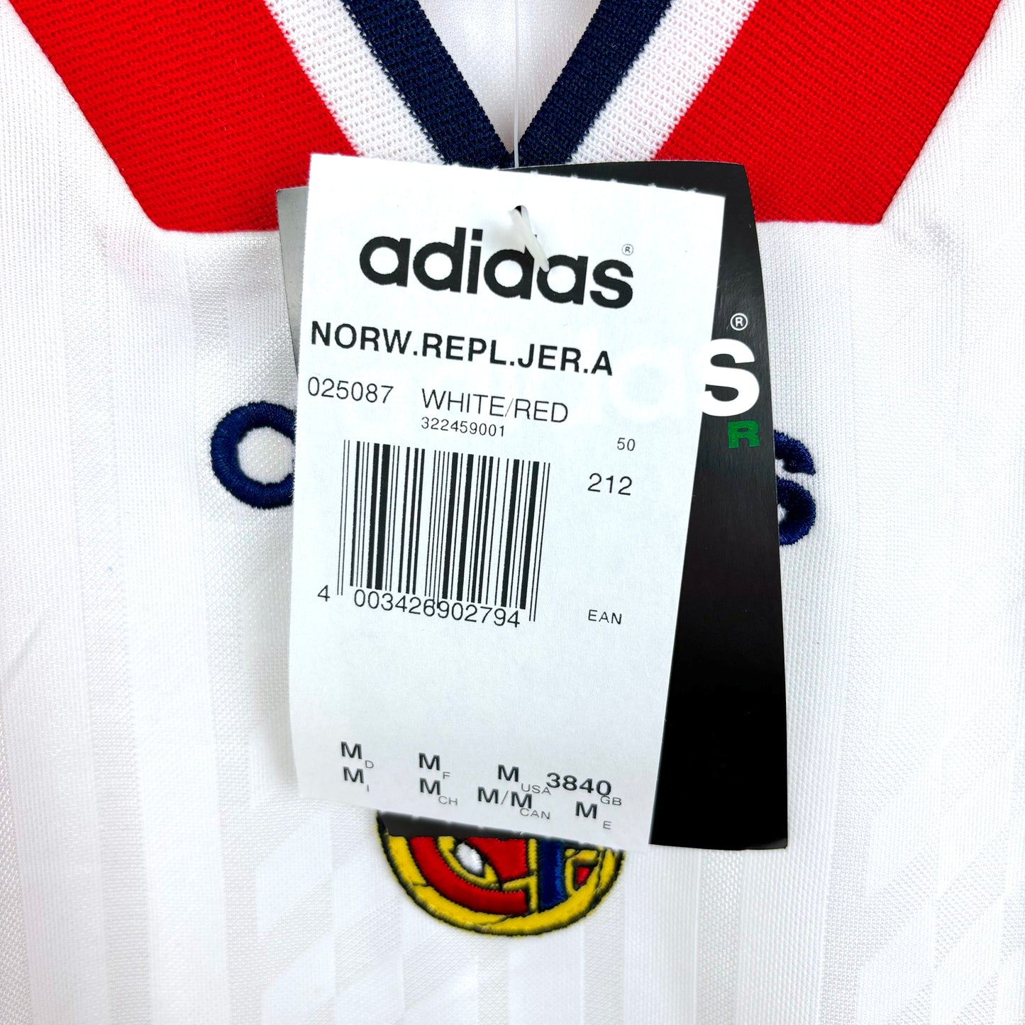 Norway 1994-1996 Adidas Away Football Shirt BNWT