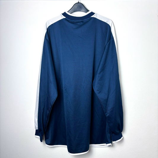 Back view of Preston North End 2000-2001 Long-Sleeve Away Shirt – retro soccer jersey by Bloggs