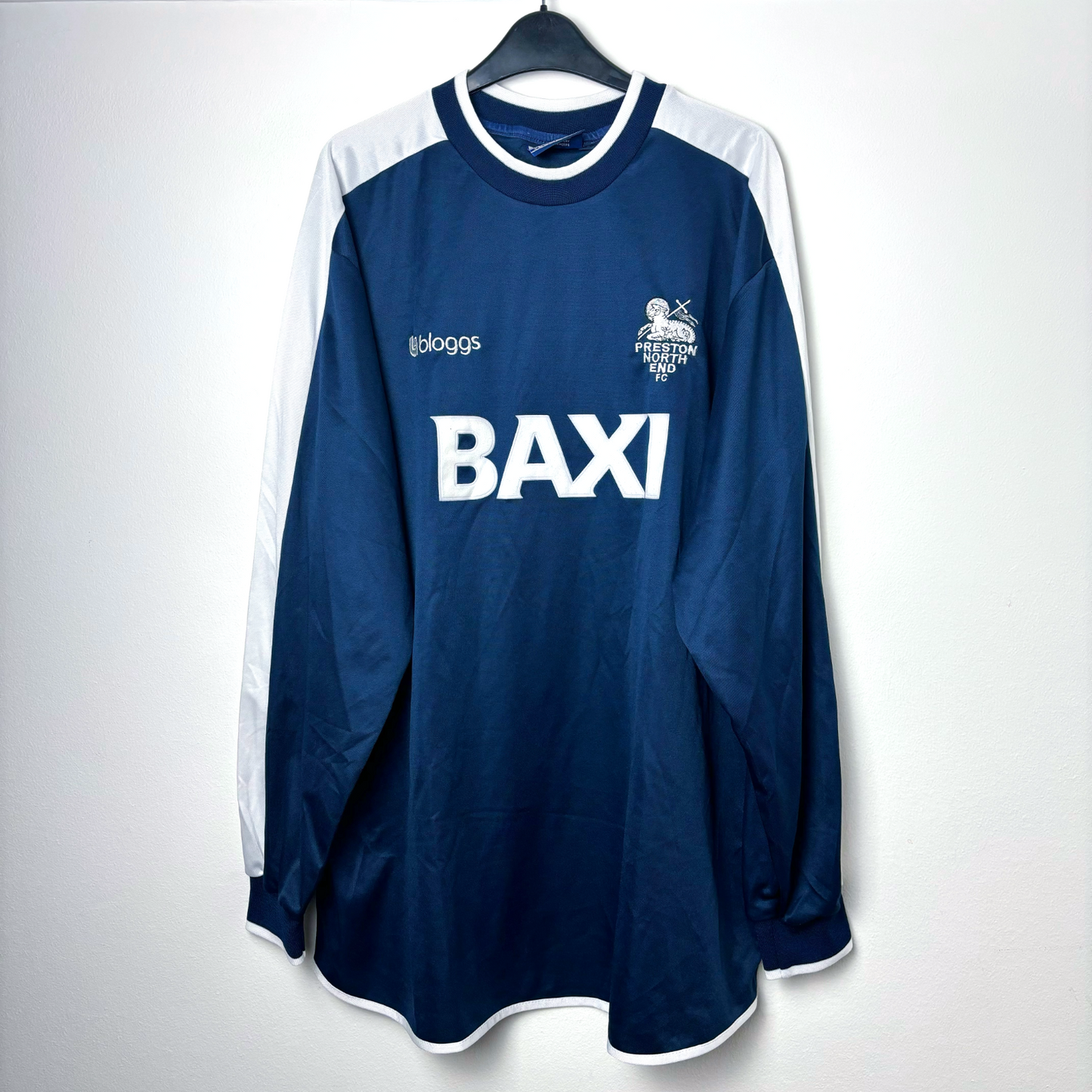 Preston North End 2000-2001 Long-Sleeve Away Shirt by Bloggs – vintage football shirt