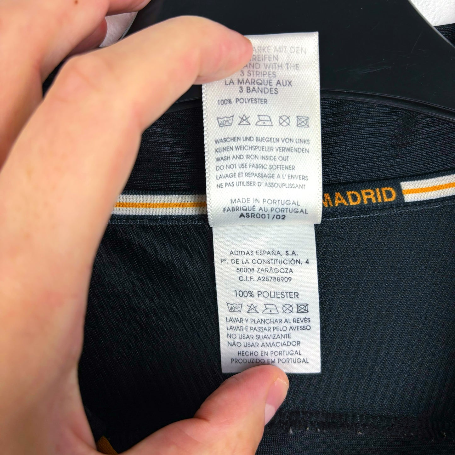 Real Madrid 1999-2000 Adidas Away Football Shirt Jersey