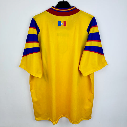 Romania 1996-1998 Adidas Home Football Shirt
