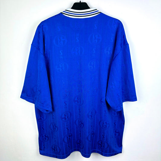 Schalke 1996-1997 Adidas Home Football Shirt