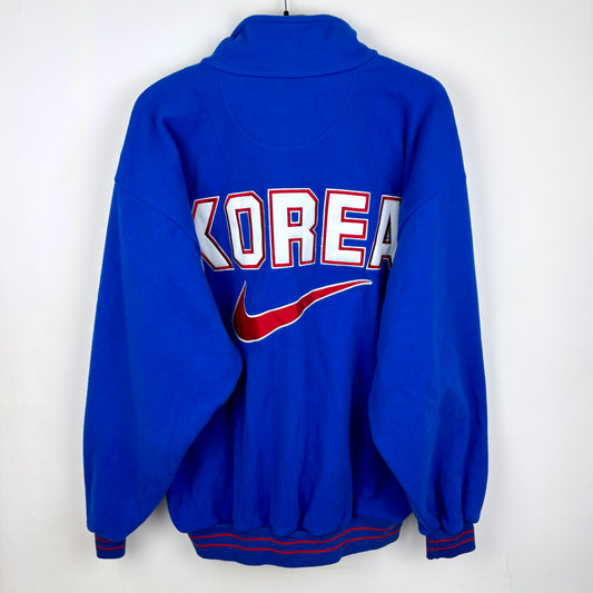 South Korea 1998-2000 Nike Football Quarter 1/4 Zip Fleece