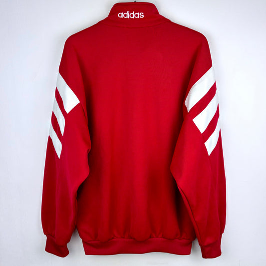 Stuttgart 1996-1997 Adidas Football Training Track Jacket