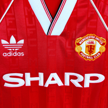 Manchester United 1988/1989/1990 Home Football Shirt Adidas