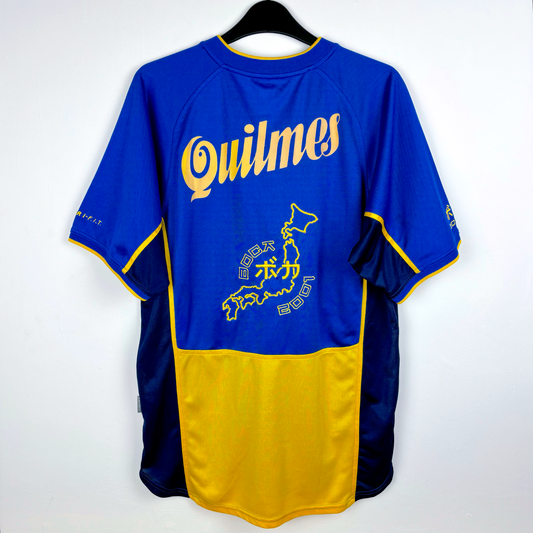 Boca Juniors 2001-2002 Home Football Shirt Nike Intercontinental Cup