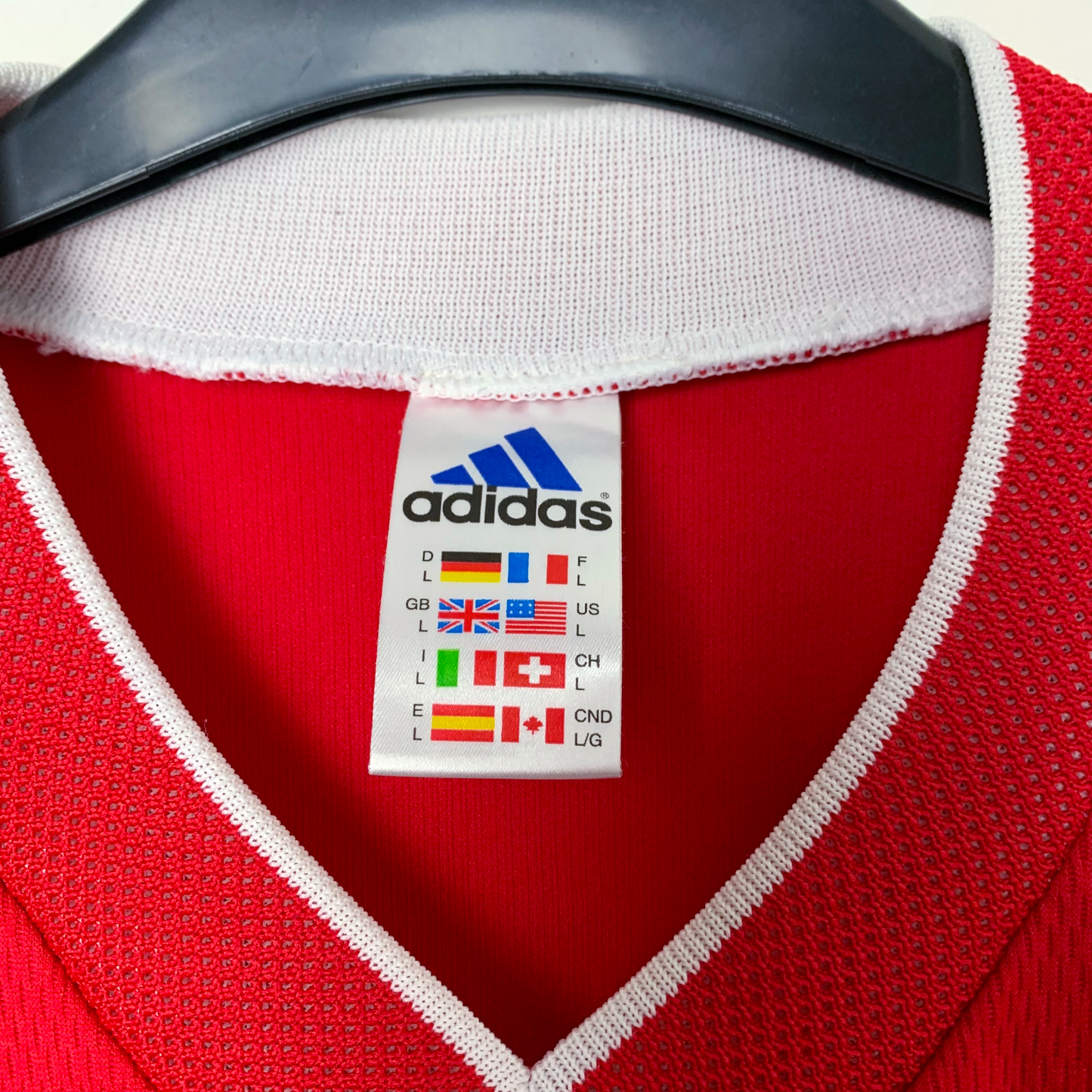 Hungary 1998/1999/2000 Home Football Shirt Adidas