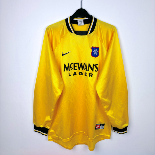 Glasgow Rangers 1997/1998/1999 Nike Goalkeeper Football Shirt