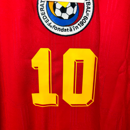 BNWT Romania 1996/1997/1998 Euro 96 Away Football Shirt Adidas - Hagi 10